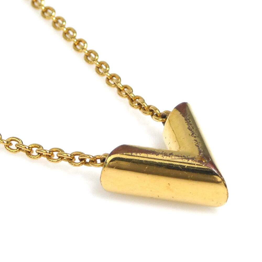 LOUIS VUITTON Gold Necklace - Picture 2 of 11